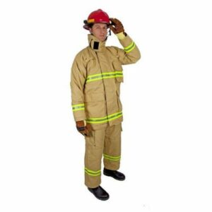 quần áo bảo hộ pccc màu vàng cho lính cứu hỏa